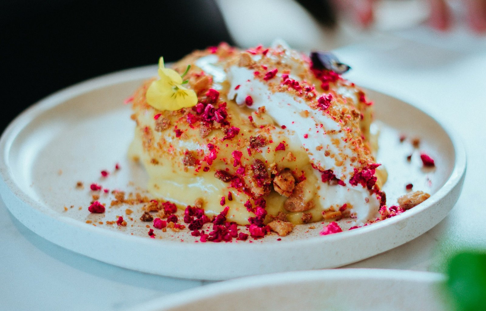 Stack of pancakes prepared for brunch